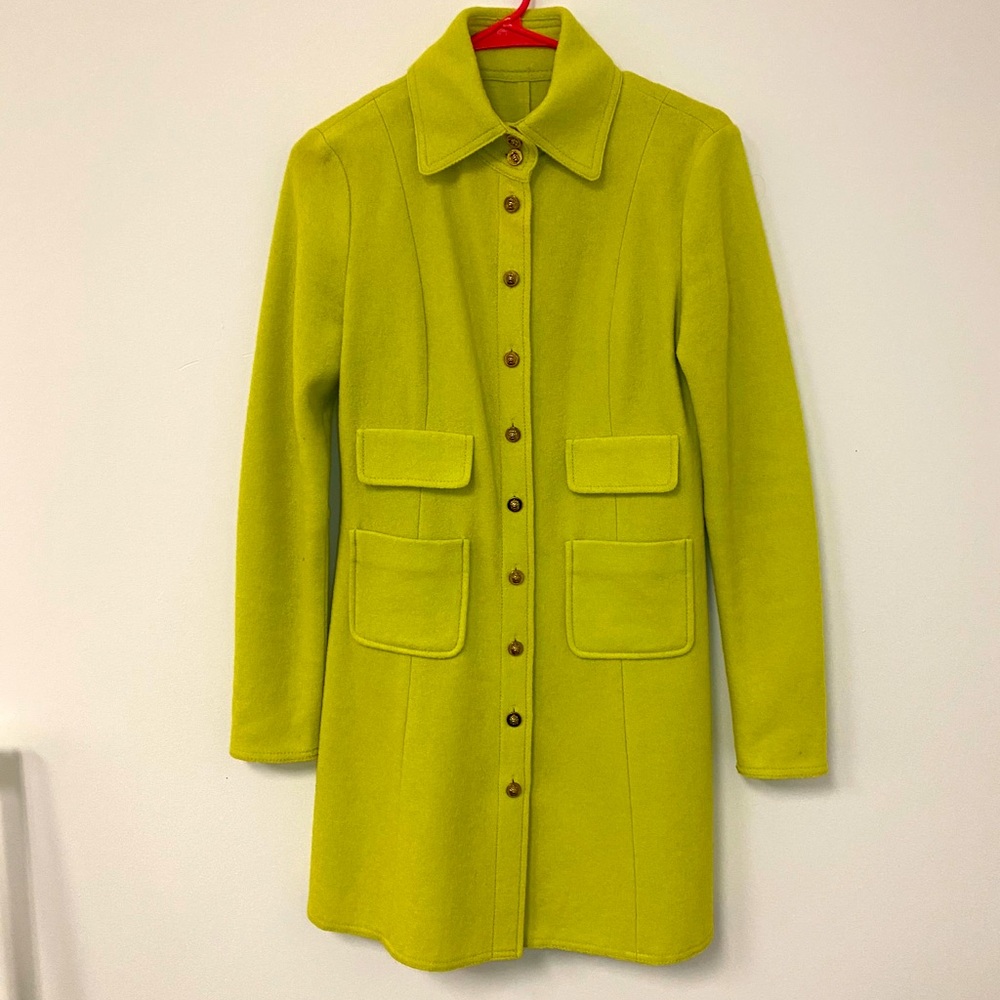 Green Wool Lightweight Jacket - image 1
